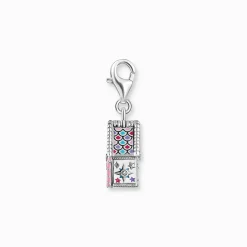 Women THOMAS SABO Charms|Charms-Silver gingerbread house charm pendant