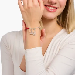 Women THOMAS SABO Charms|Charms-Silver Infinity Charm pendant with zirconia stones silver