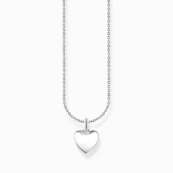 Women THOMAS SABO Necklaces|925 Silver-Silver necklace with heart pendant
