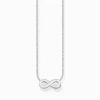 Women THOMAS SABO Necklaces|925 Silver-Silver necklace with infinity pendant