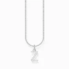 Women THOMAS SABO Necklaces-Silver necklace with letter pendant Z and white zirconia