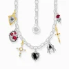 Women THOMAS SABO Necklaces|925 Silver-Silver necklace with pendants True Romance