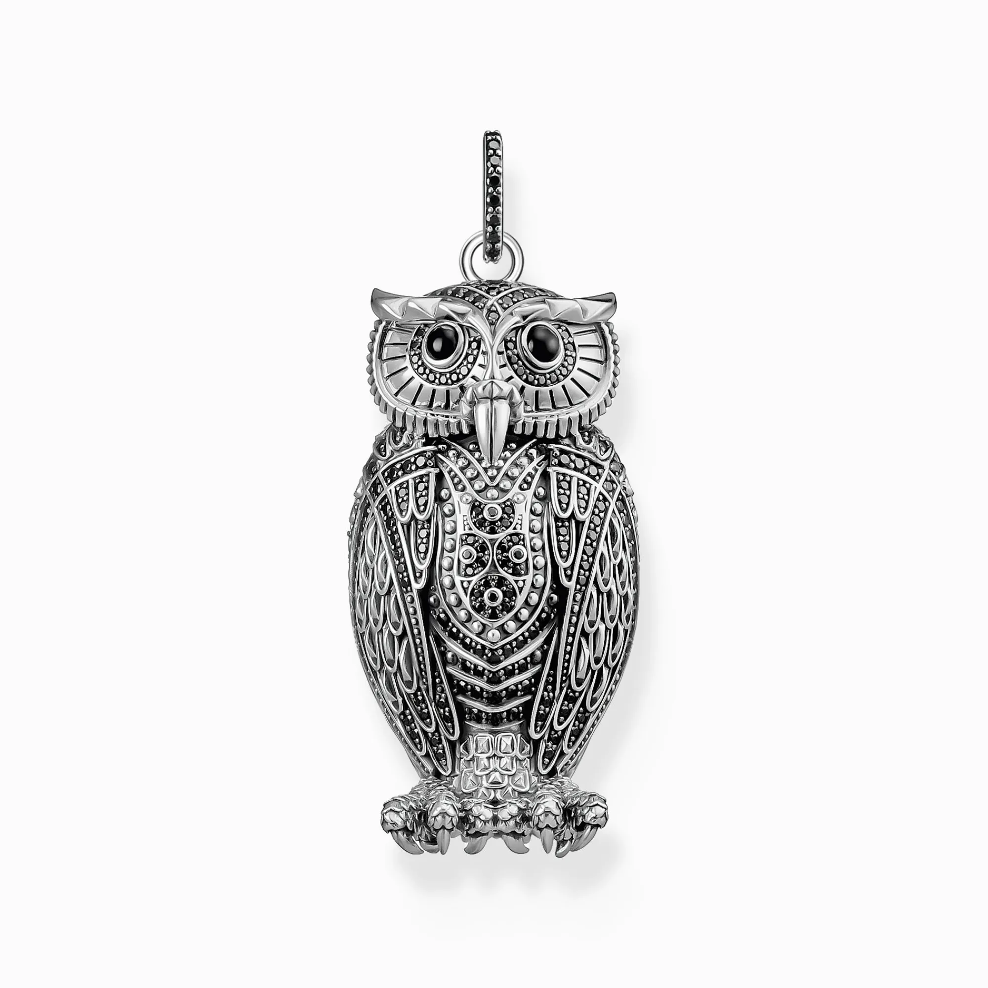 Women THOMAS SABO Pendants|Pendants-Silver pendant Mystic Guardian Owl limited edition