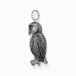 Women THOMAS SABO Pendants|Pendants-Silver pendant Mystic Guardian Owl limited edition