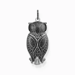 Women THOMAS SABO Pendants|Pendants-Silver pendant Mystic Guardian Owl limited edition