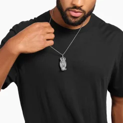 Women THOMAS SABO Pendants|Pendants-Silver pendant Mystic Guardian Owl limited edition