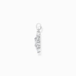 Women THOMAS SABO Pendants|925 Silver-Silver pendant with white zirconia stones