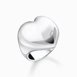 Women THOMAS SABO Rings|925 Silver-Silver ring heart-shaped