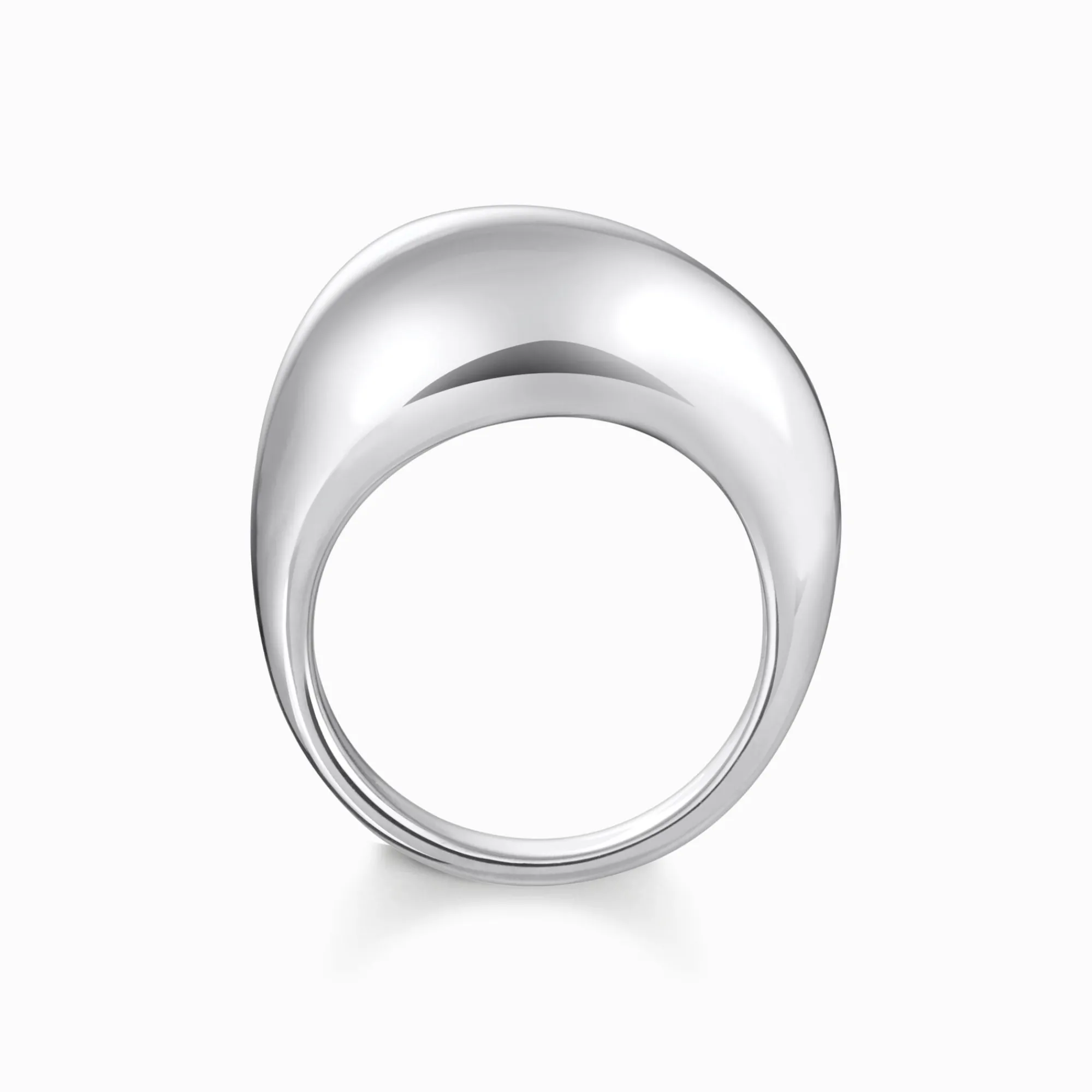 Women THOMAS SABO Rings|925 Silver-Silver ring in organic drop-shape