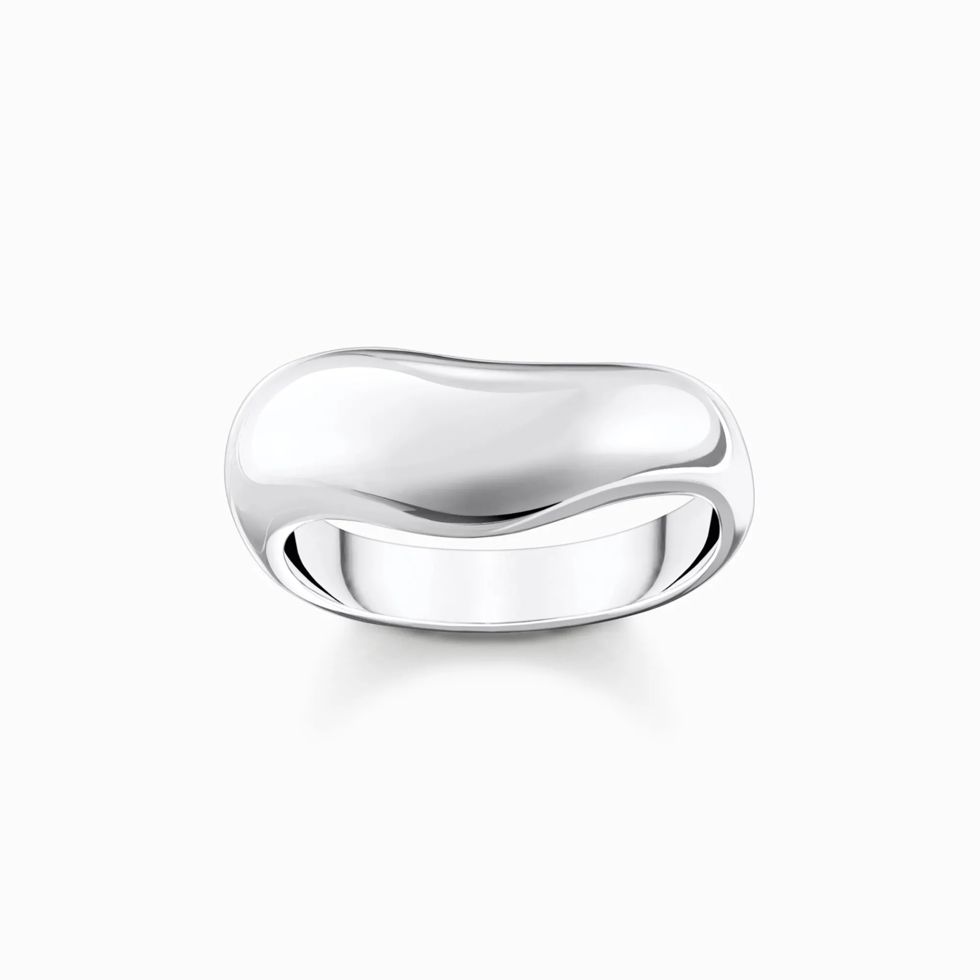 Women THOMAS SABO Rings|925 Silver-Silver ring in organic shape