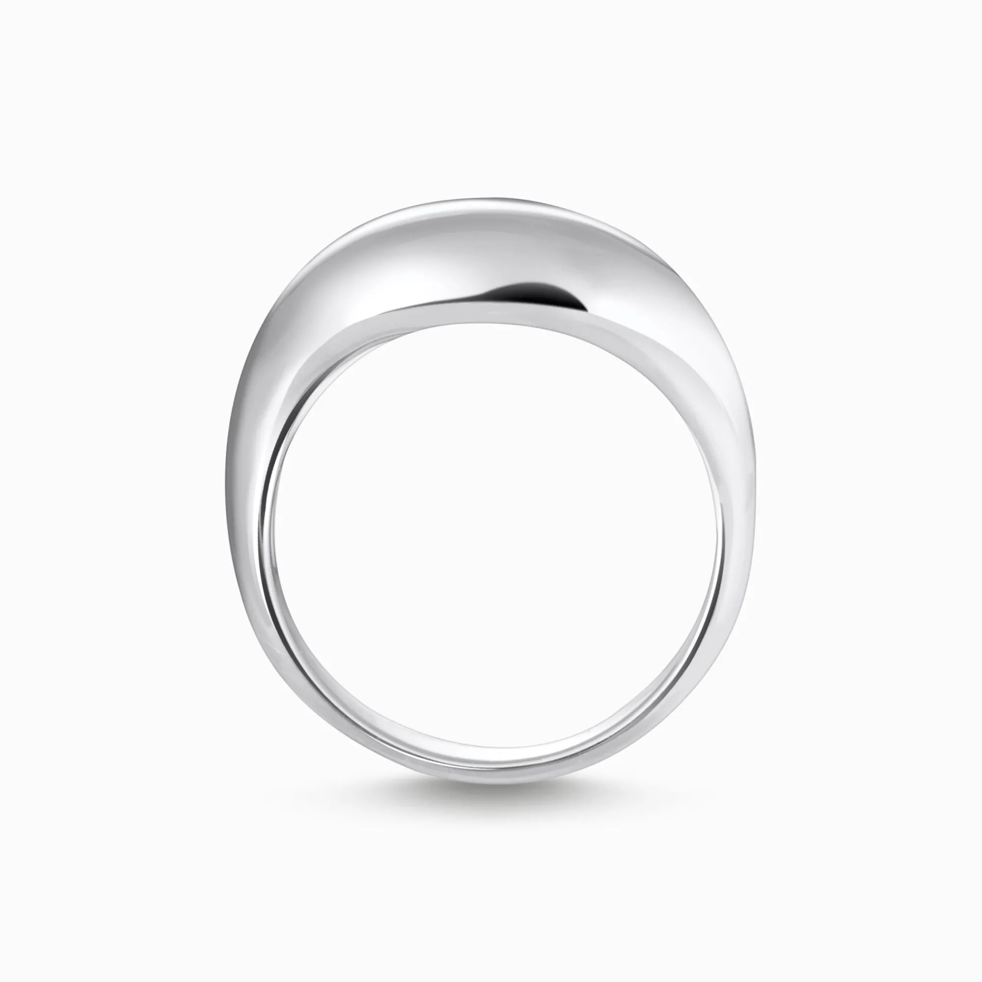 Women THOMAS SABO Rings|925 Silver-Silver ring in organic shape