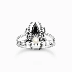Women THOMAS SABO Rings|925 Silver-Silver ring Spider Romance