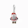 Women THOMAS SABO Charms|Charms-Silver Santa Claus charm pendant