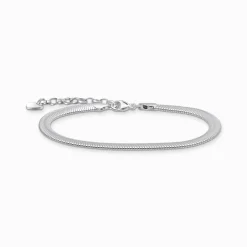 Women THOMAS SABO Bracelets|925 Silver-Silver snake bracelet