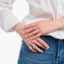 Women THOMAS SABO Bracelets|925 Silver-Silver snake bracelet