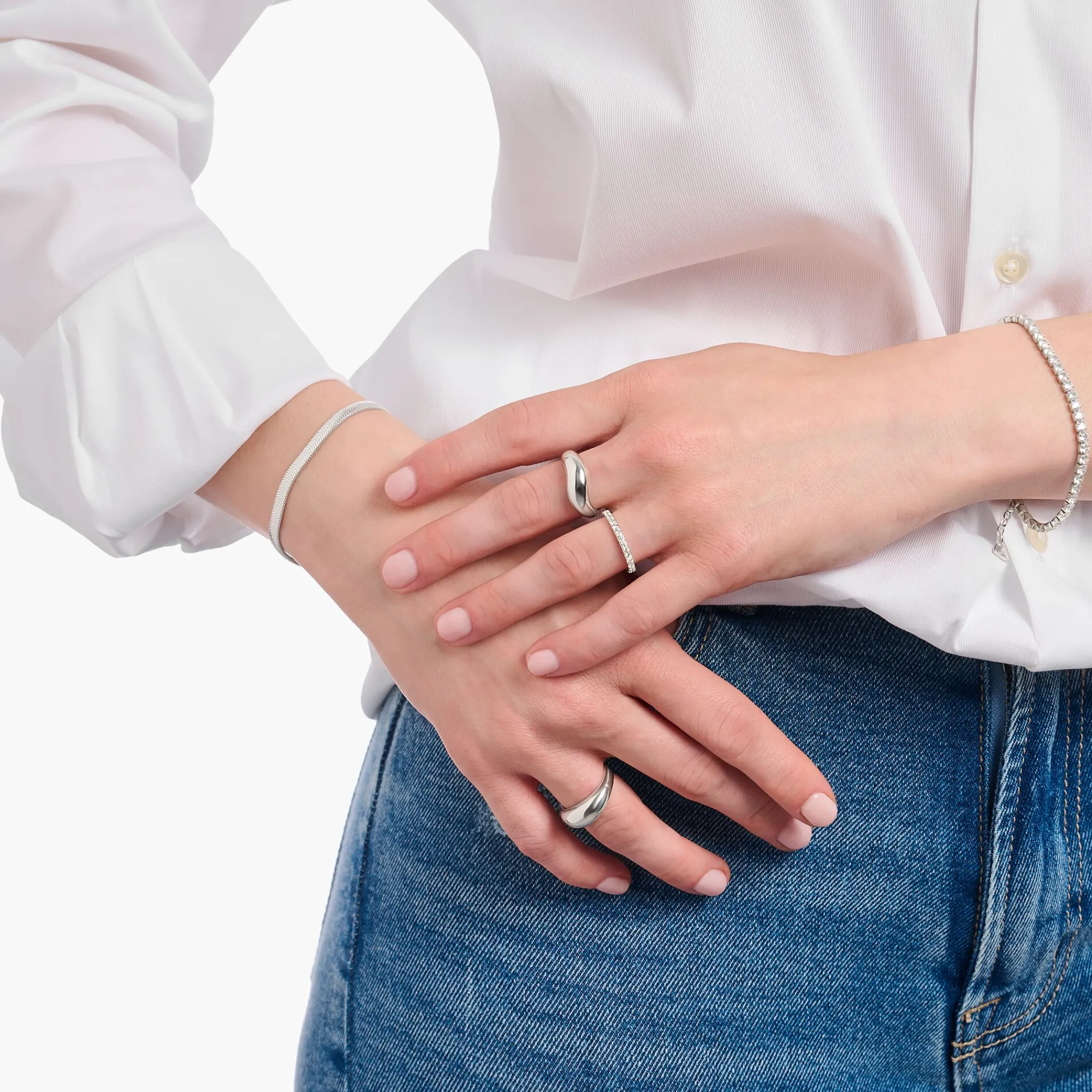 Women THOMAS SABO Bracelets|925 Silver-Silver snake bracelet