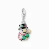 Women THOMAS SABO Charms|Charms-Silver snowman charm pendant
