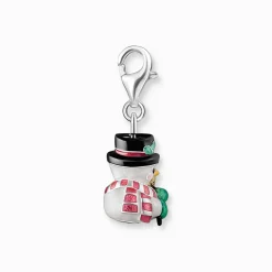 Women THOMAS SABO Charms|Charms-Silver snowman charm pendant