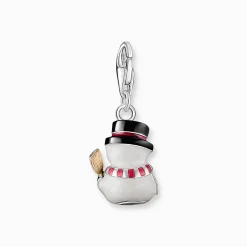 Women THOMAS SABO Charms|Charms-Silver snowman charm pendant
