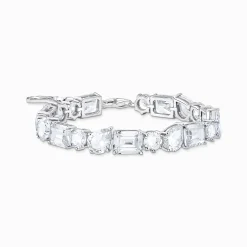Women THOMAS SABO Bracelets|925 Silver-Silver tennis bracelet with 20 white zirconia stones