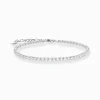 Women THOMAS SABO Bracelets|Bracelets-Silver tennis bracelet with white zirconia