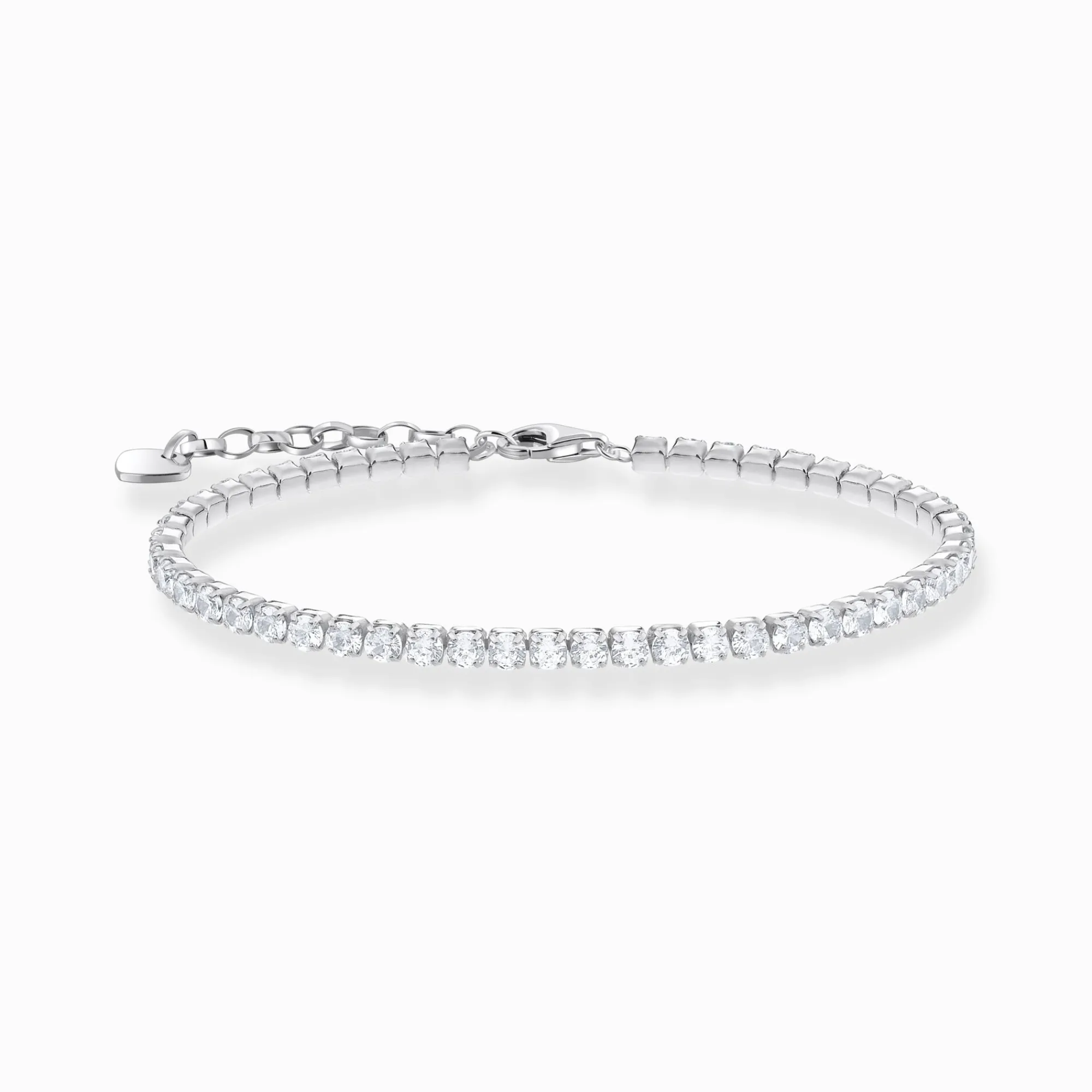 Women THOMAS SABO Bracelets|Bracelets-Silver tennis bracelet with white zirconia