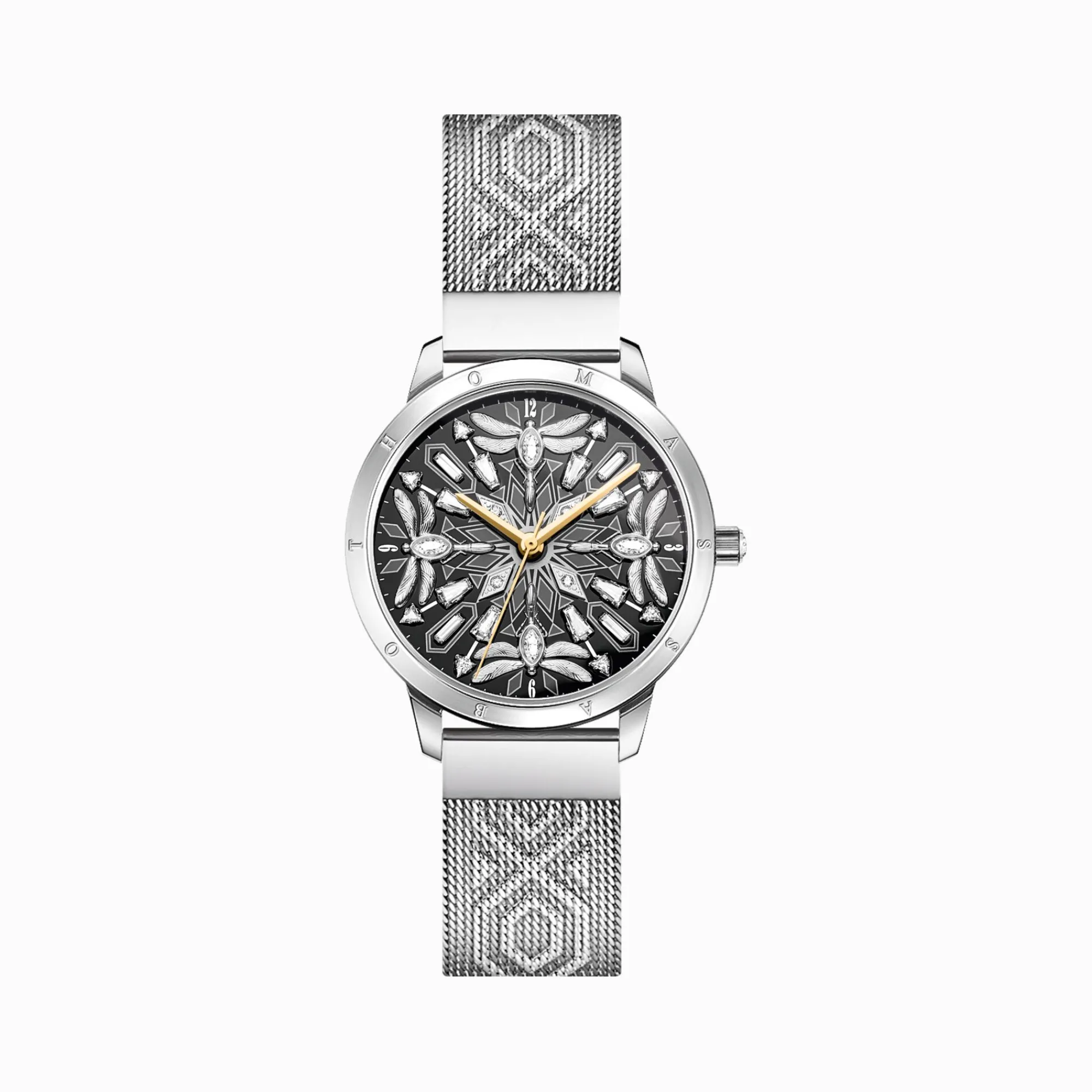 Women THOMAS SABO Watches|Ladies' Watches-Silver women's watch with 33 mm, dragonflies & zirconia