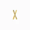 Women THOMAS SABO Hoop Earrings|Ear Cuffs-Single ear cuff criss cross dots yellow gold