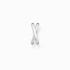 Women THOMAS SABO Hoop Earrings|Ear Cuffs-Single ear cuff double strand silver