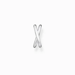 Women THOMAS SABO Hoop Earrings|Ear Cuffs-Single ear cuff double strand silver