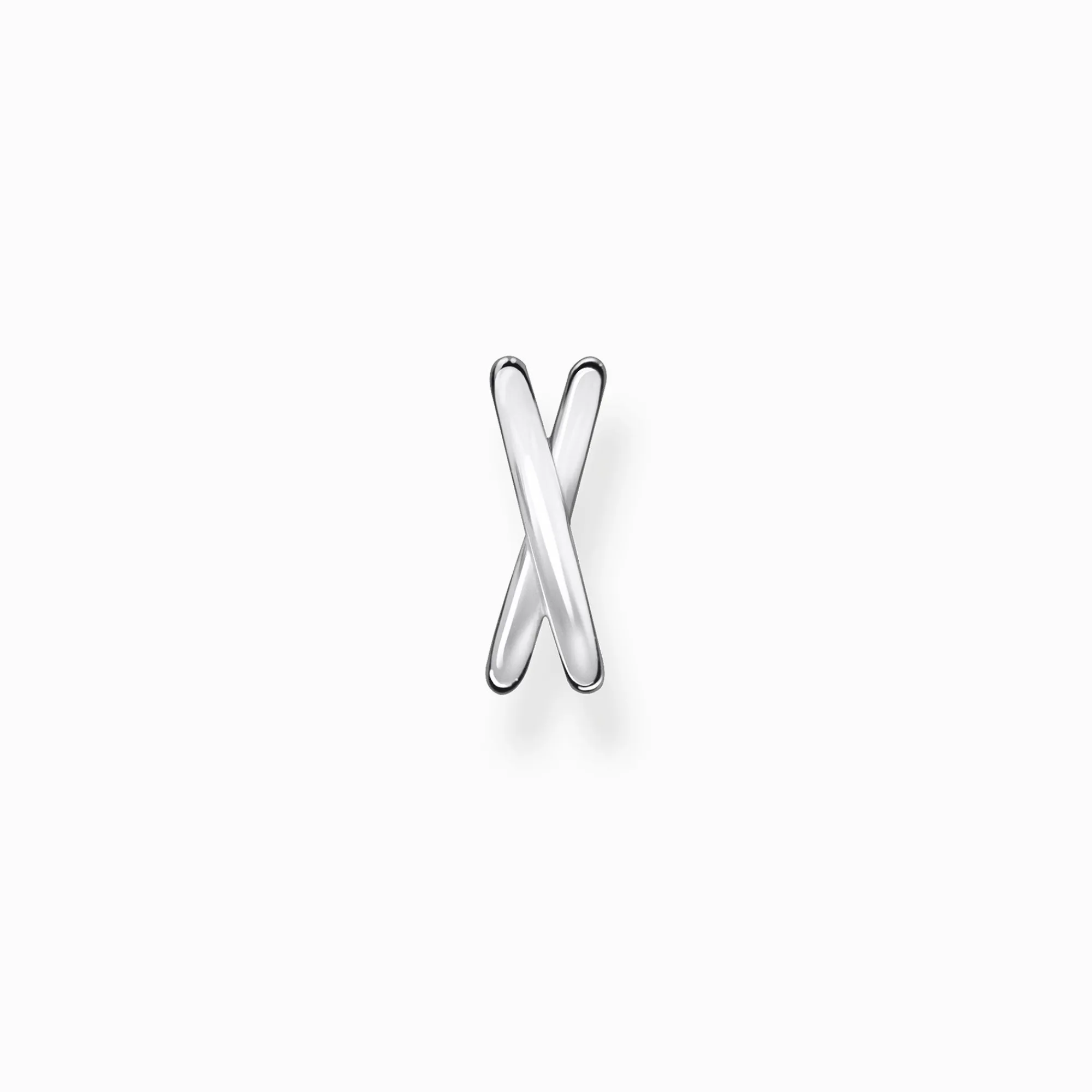 Women THOMAS SABO Hoop Earrings|Ear Cuffs-Single ear cuff double strand silver