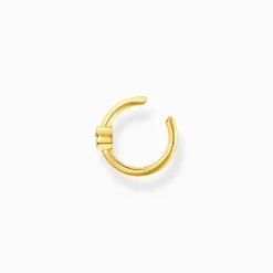 Women THOMAS SABO Hoop Earrings|Ear Cuffs-Single ear cuff white stone gold