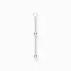 Women THOMAS SABO Hoop Earrings-Single ear pendant dots silver
