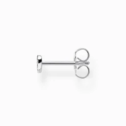 Women THOMAS SABO Ear Studs-Single ear stud heart pavé silver