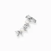 Women THOMAS SABO Earrings|Ear Studs-Single ear stud pearls and ice crystals silver