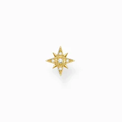 Women THOMAS SABO Ear Studs-Single ear stud star gold