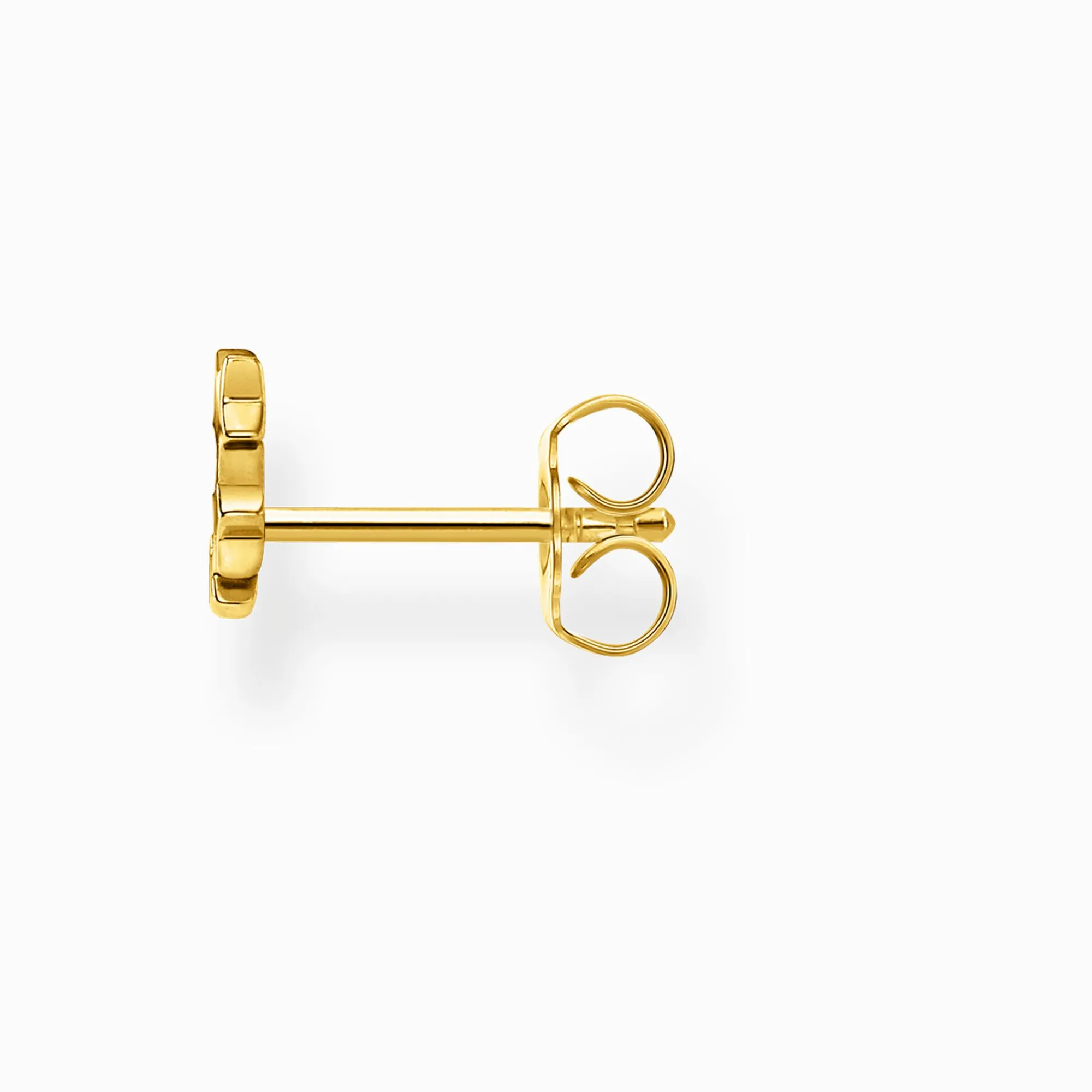 Women THOMAS SABO Ear Studs|18-Carat Gold-Plating - 925 Silver-Single ear stud stars gold