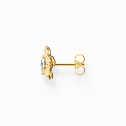 Women THOMAS SABO Ear Studs-Single ear stud turtle gold