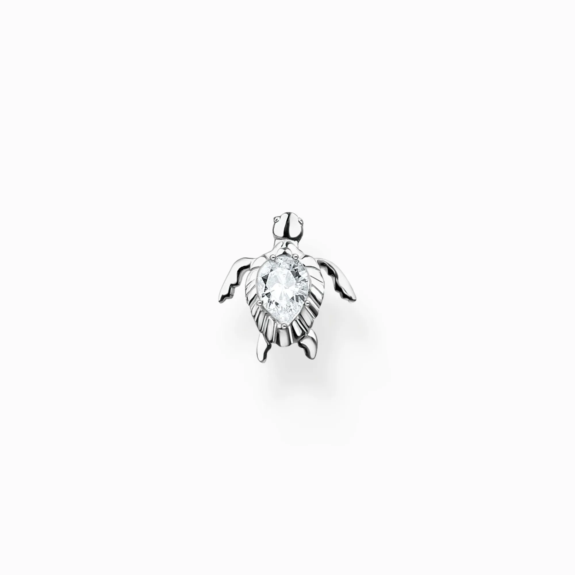 Women THOMAS SABO Ear Studs-Single ear stud turtle silver
