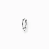 Women THOMAS SABO Hoop Earrings|Ear Studs & Hoops-Single hoop earring classic silver