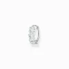 Women THOMAS SABO Hoop Earrings-Single hoop earring white stones, silver