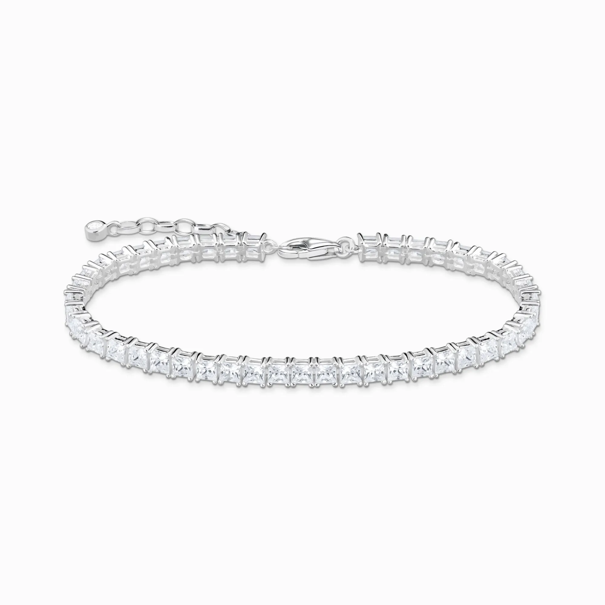 Women THOMAS SABO Bracelets-Tennis bracelet with white stones silver