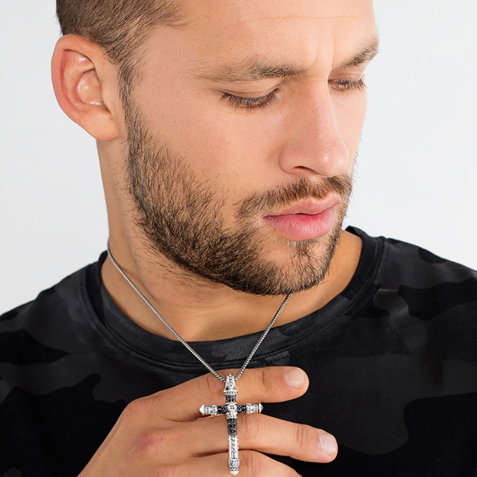 Women THOMAS SABO Necklaces|Necklaces & Chains-Venezia chain blackened Thickness 2.00 mm (0.08 Inch)