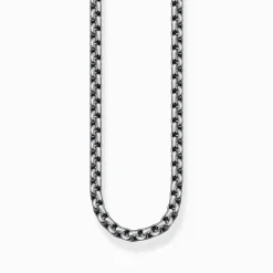 Women THOMAS SABO Necklaces|Necklaces & Chains-Venezia chain silver blackened Thickness 4.00 mm (0.16 Inch)