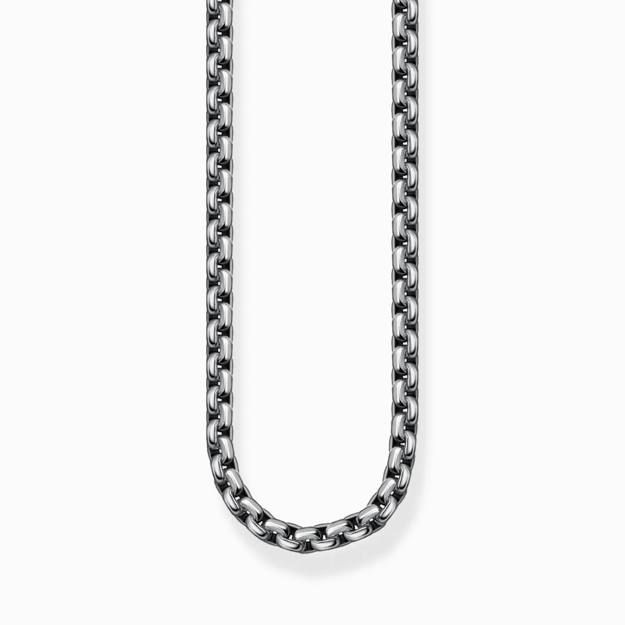 Women THOMAS SABO Necklaces|Necklaces & Chains-Venezia chain silver blackened Thickness 4.00 mm (0.16 Inch)