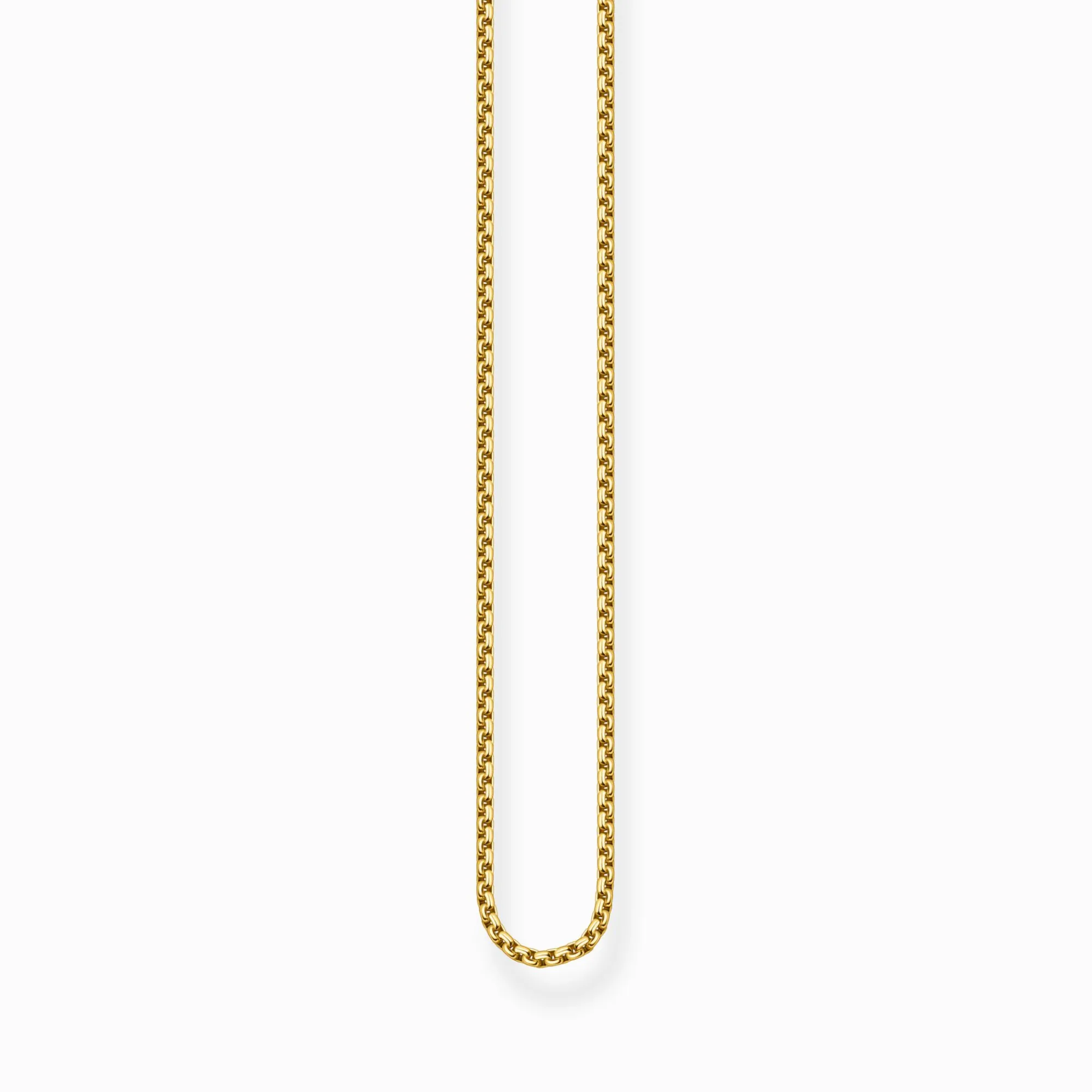 Women THOMAS SABO Necklaces|18-Carat Gold-Plating - 925 Silver-Venezia chain Thickness 1.00 mm (0.04 Inch)