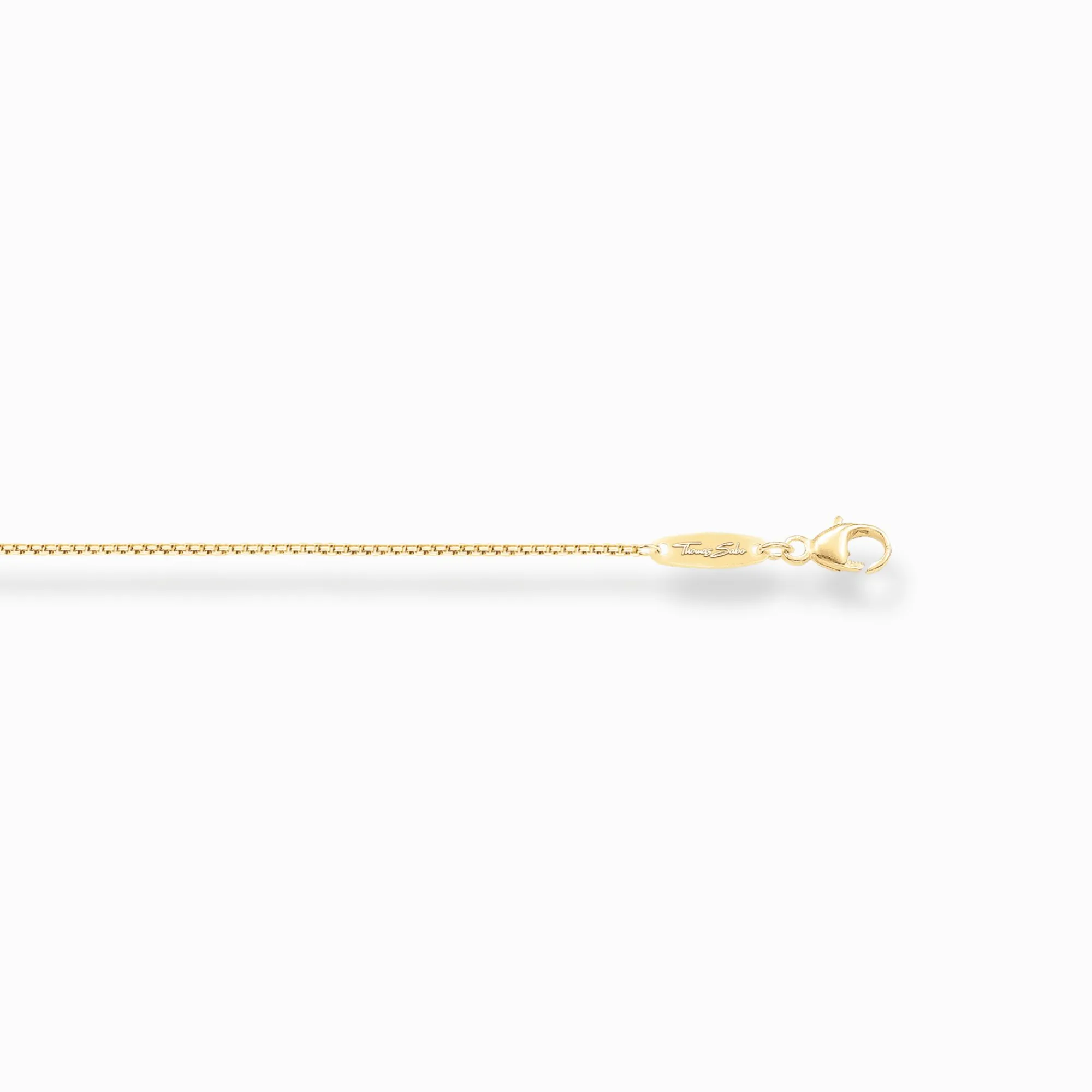 Women THOMAS SABO Necklaces|18-Carat Gold-Plating - 925 Silver-Venezia chain Thickness 1.00 mm (0.04 Inch)