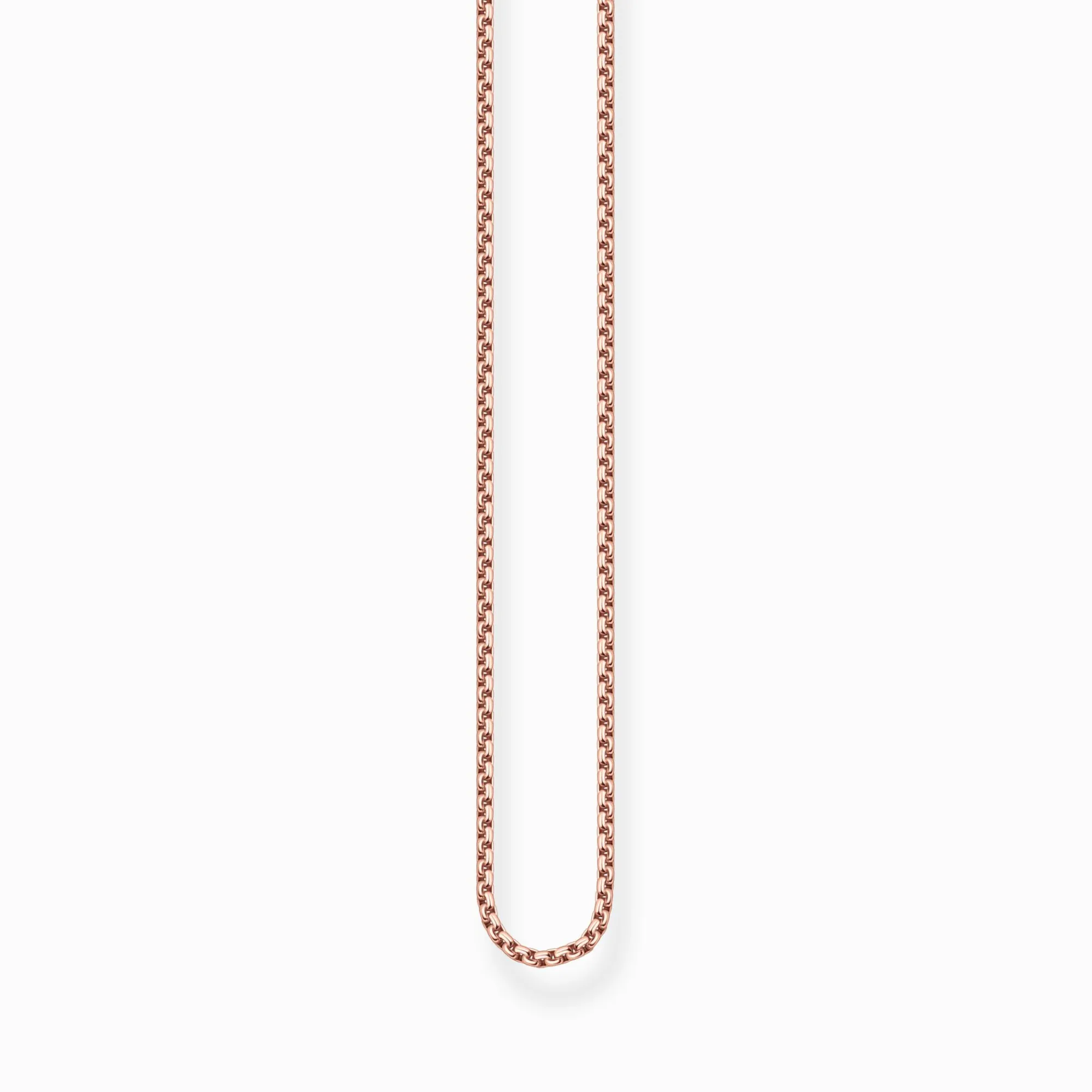 Women THOMAS SABO Necklaces|18-Carat Rose Gold Plating - 925 Silver-Venezia chain Thickness 1.00 mm (0.04 Inch)
