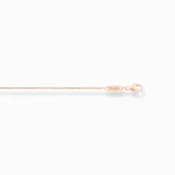 Women THOMAS SABO Necklaces|18-Carat Rose Gold Plating - 925 Silver-Venezia chain Thickness 1.00 mm (0.04 Inch)