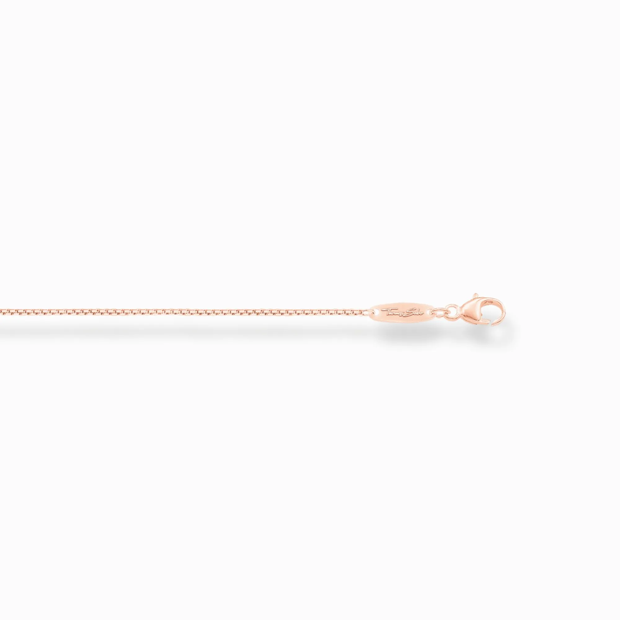 Women THOMAS SABO Necklaces|18-Carat Rose Gold Plating - 925 Silver-Venezia chain Thickness 1.00 mm (0.04 Inch)